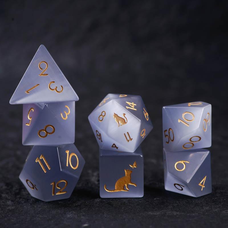 Kit de Dados RPG de Resina Premium - NERD BEM TRAJADO