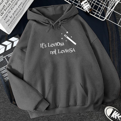 Women Hipster Streetwear Sweatshirts 2022 It&#39;s Leviosa Magic Fleece Casual Hoodies Female Autumn Harajuku Tracksuit Brand Hooded - NERD BEM TRAJADO