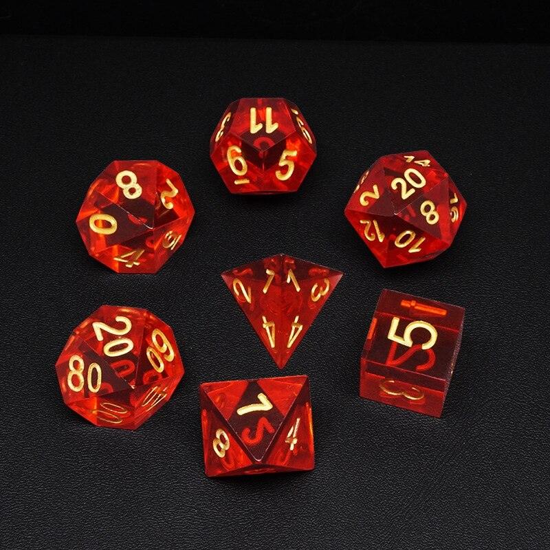 Kit de Dados RPG de Resina - NERD BEM TRAJADO