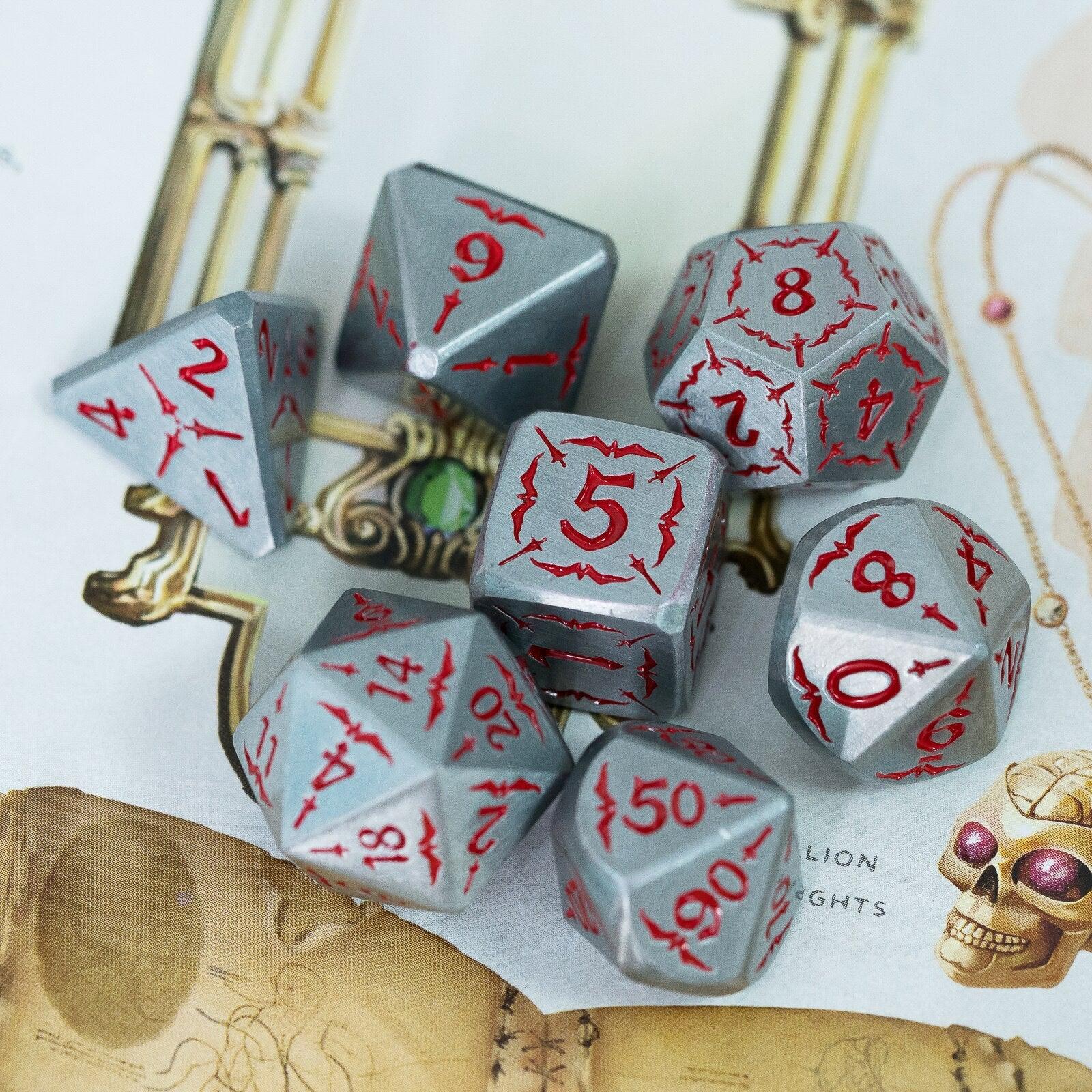 Kit de Dados RPG de Resina - Tema Solid - NERD BEM TRAJADO