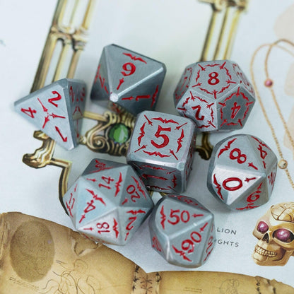 Kit de Dados RPG de Resina - Tema Solid - NERD BEM TRAJADO