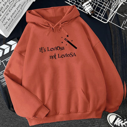 Women Hipster Streetwear Sweatshirts 2022 It&#39;s Leviosa Magic Fleece Casual Hoodies Female Autumn Harajuku Tracksuit Brand Hooded - NERD BEM TRAJADO