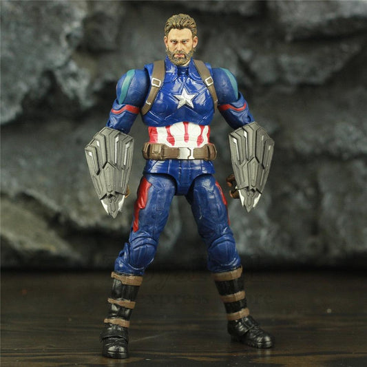 Action Figure Capitão América - Marvel - Modelo 02 - NERD BEM TRAJADO