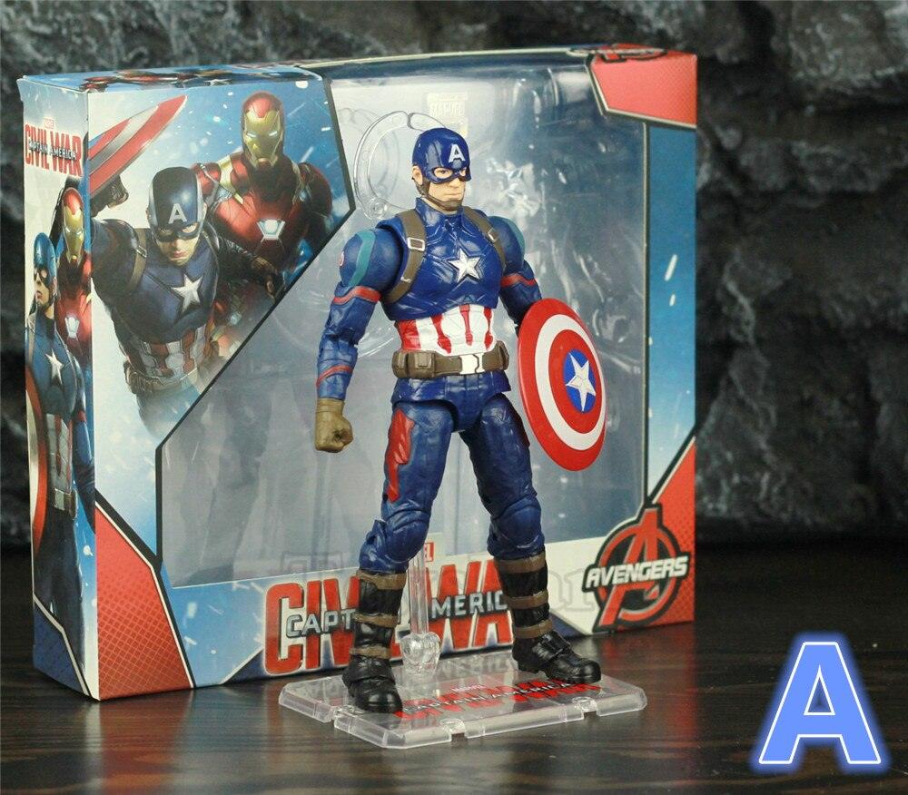 Action Figure Capitão América - Marvel - Modelo 02 - NERD BEM TRAJADO