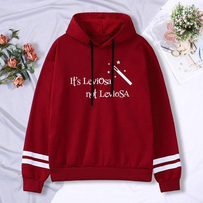 Women Hipster Streetwear Sweatshirts 2022 It&#39;s Leviosa Magic Fleece Casual Hoodies Female Autumn Harajuku Tracksuit Brand Hooded - NERD BEM TRAJADO