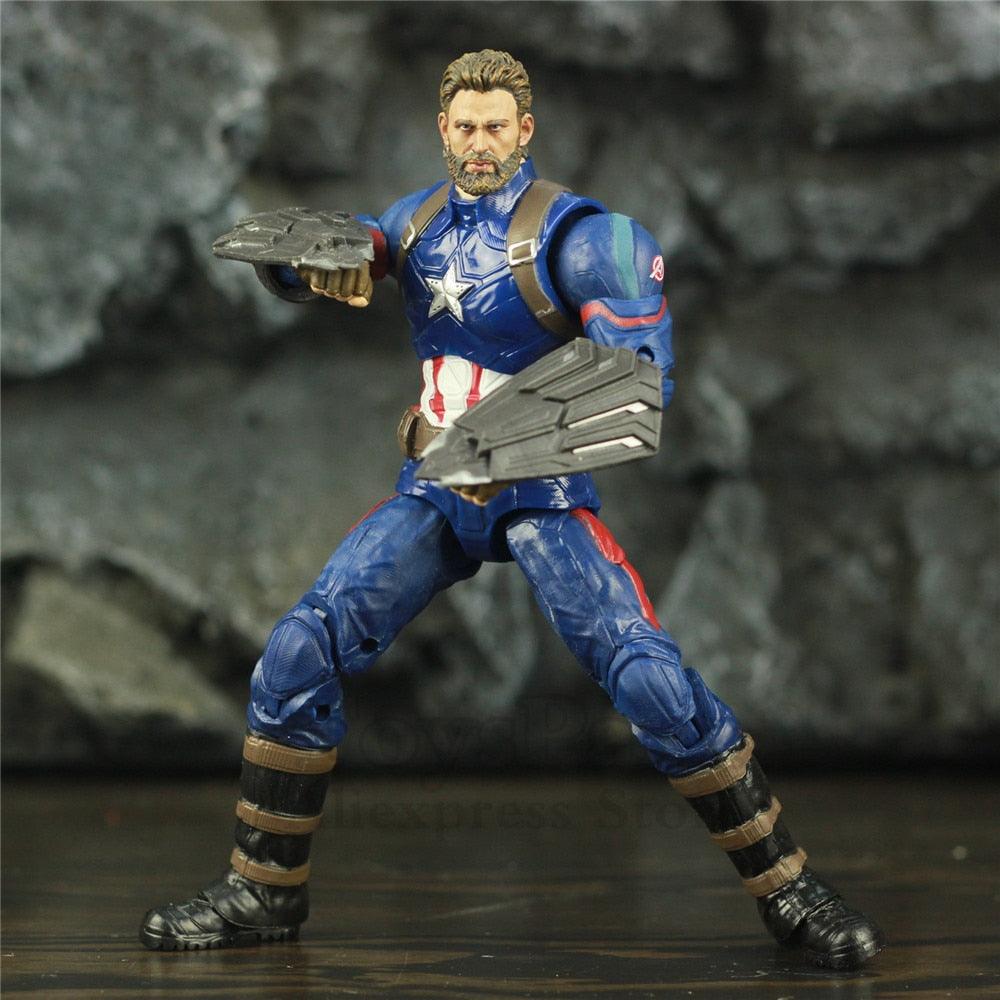 Action Figure Capitão América - Marvel - Modelo 02 - NERD BEM TRAJADO