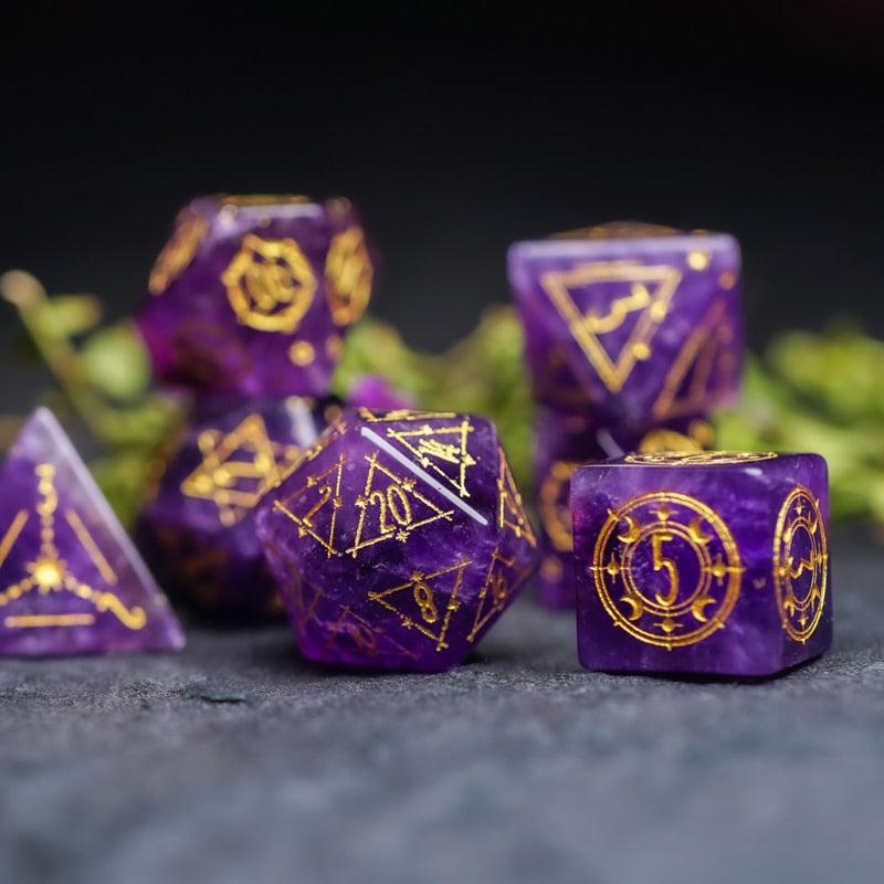 Kit de Dados RPG de Resina Premium - NERD BEM TRAJADO