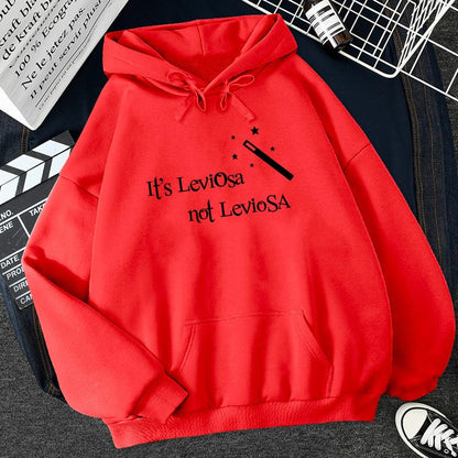 Women Hipster Streetwear Sweatshirts 2022 It&#39;s Leviosa Magic Fleece Casual Hoodies Female Autumn Harajuku Tracksuit Brand Hooded - NERD BEM TRAJADO