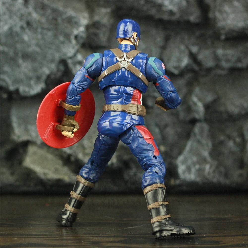 Action Figure Capitão América - Marvel - Modelo 02 - NERD BEM TRAJADO