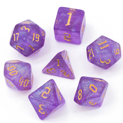 Kit de Dados RPG de Resina - NERD BEM TRAJADO