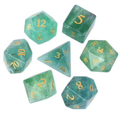 Kit de Dados RPG de Pedra - Modelo 07 - NERD BEM TRAJADO