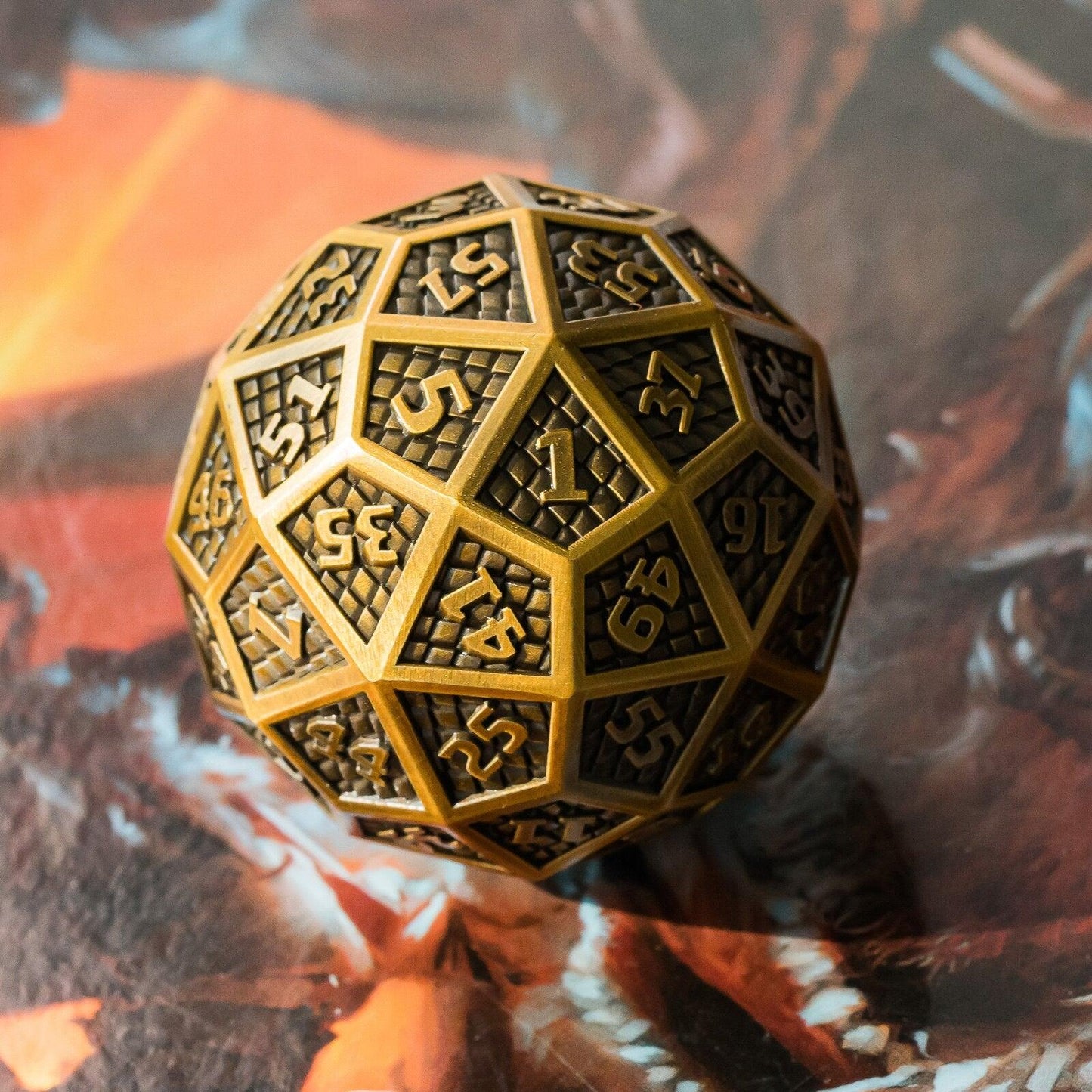 Dado para RPG de Metal - D60 - NERD BEM TRAJADO