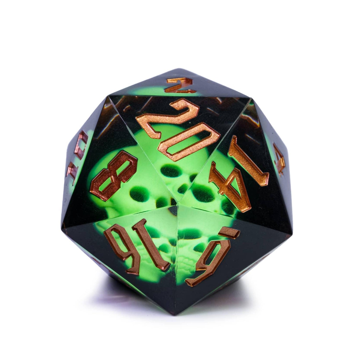 Dado D20 para RPG de Resina 55mm - NERD BEM TRAJADO