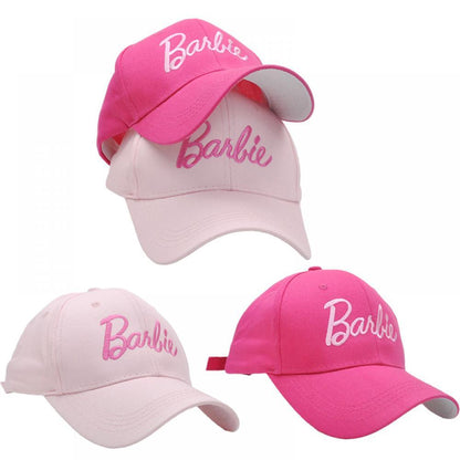 New Kawaii Barbie Baseball Cap Anime Fashion Cartoon Summer Autumn Girls Casual Letter Embroidery Printed Outdoor Sun Hat Gifts - NERD BEM TRAJADO