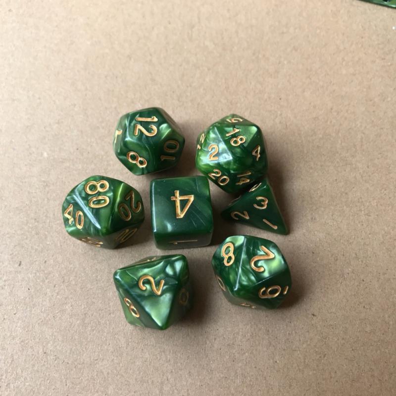 Kit de Dados RPG de Resina - NERD BEM TRAJADO