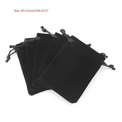 5Pcs RPG Dice Bag Velvet Drawstring Bags Tarots Card Jewelry Bag  High-grade Flannel Bag Gift Bag - NERD BEM TRAJADO