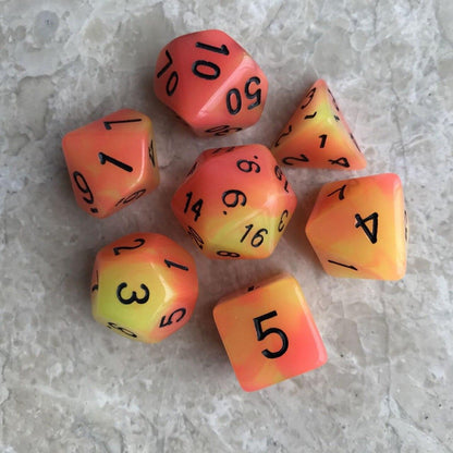 Kit de Dados RPG de Resina - NERD BEM TRAJADO