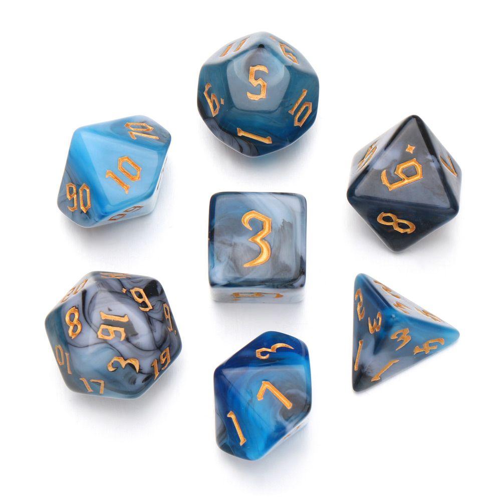 Kit de Dados RPG de Metal - Tema Maze - NERD BEM TRAJADO