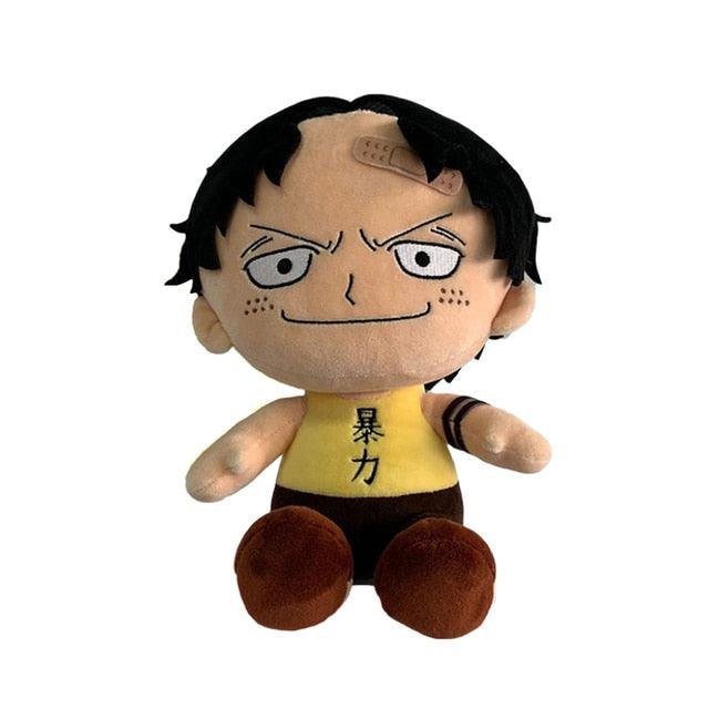 New 25CM One Piece Anime Figures Cosplay Plush Toys Zoro Luffy Chopper Ace Law Cute Doll Cartoon Stuffed Pendants Kids Xmas Gift - NERD BEM TRAJADO