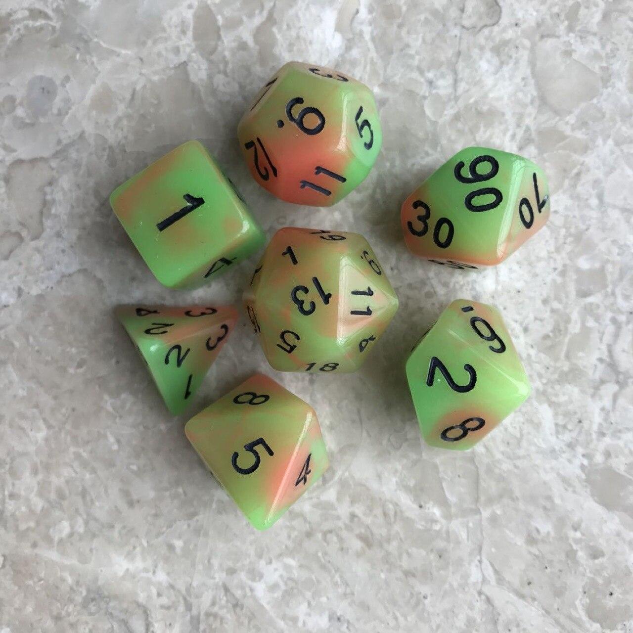 Kit de Dados RPG de Resina - NERD BEM TRAJADO