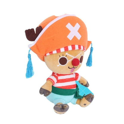 New 25CM One Piece Anime Figures Cosplay Plush Toys Zoro Luffy Chopper Ace Law Cute Doll Cartoon Stuffed Pendants Kids Xmas Gift - NERD BEM TRAJADO