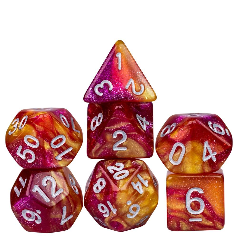 Kit de Dados RPG de Resina - NERD BEM TRAJADO