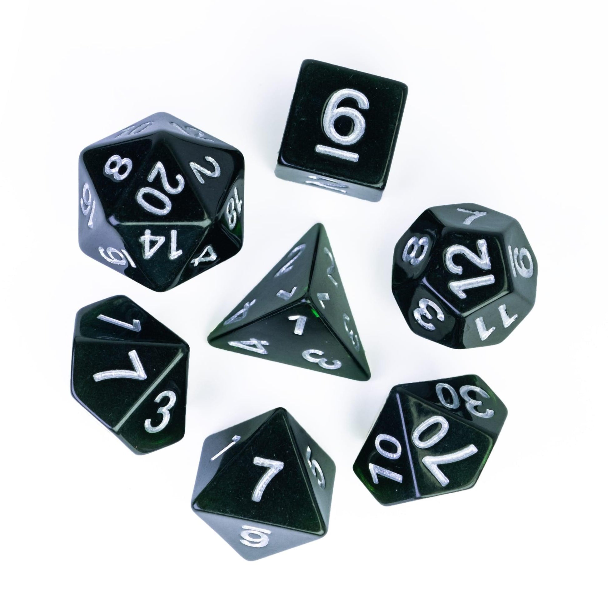 Kit de Dados RPG de Resina - Modelo 09 - NERD BEM TRAJADO