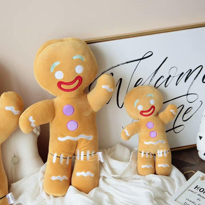 30-60cm Cartoon Cute Gingerbread Man Plush Toys &amp; Pendant Stuffed Baby Appease Doll Biscuits Man Pillow Reindeer for Kids Gift - NERD BEM TRAJADO