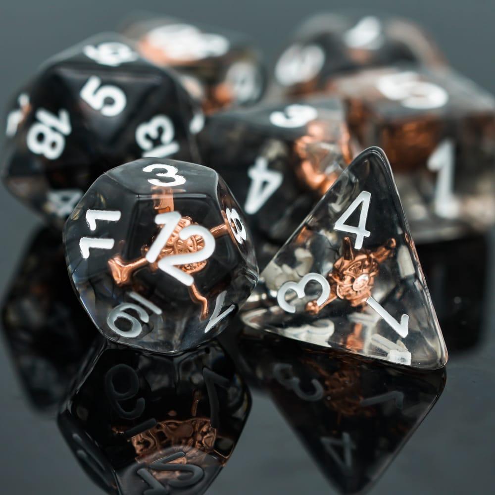 Kit de Dados RPG de Resina - NERD BEM TRAJADO