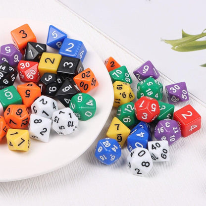 Kit de Dados RPG de Resina - NERD BEM TRAJADO