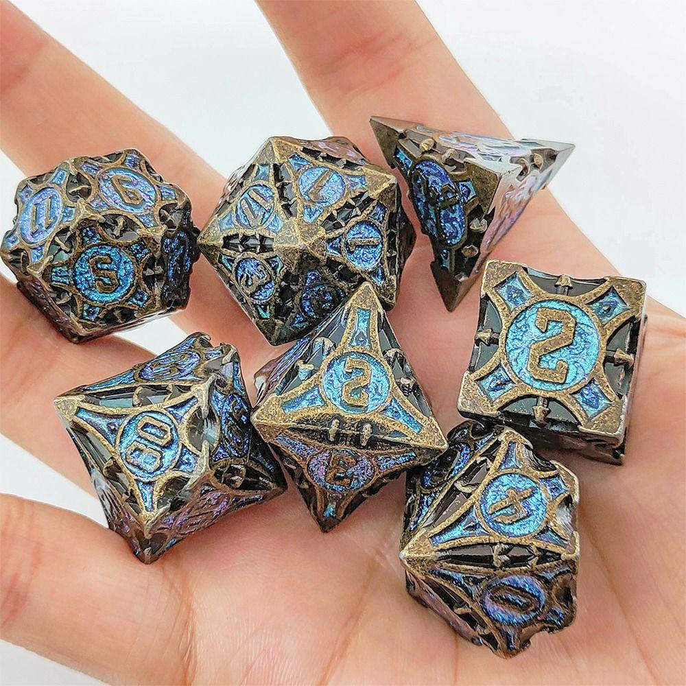 Kit de Dados RPG de Metal - NERD BEM TRAJADO