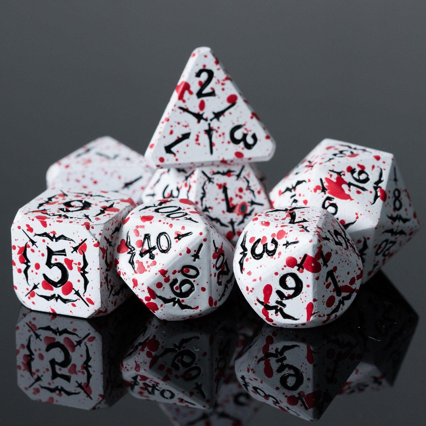 Kit de Dados RPG de Resina - Tema Solid - NERD BEM TRAJADO