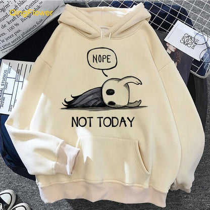 Hollow Knight hoodies men Korea Ulzzang grunge y2k aesthetic male pullover hoddies graphic streetwear - NERD BEM TRAJADO