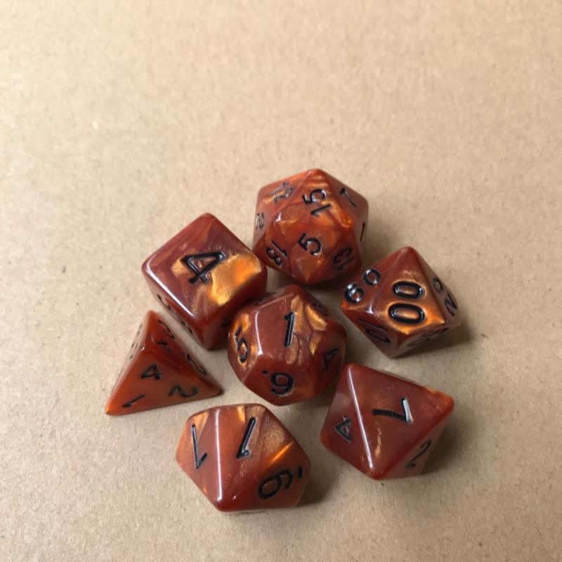 Kit de Dados RPG de Resina - NERD BEM TRAJADO