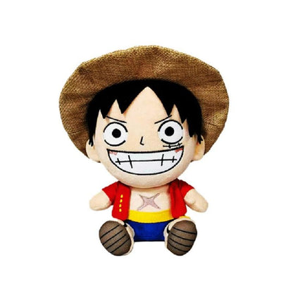 New 25CM One Piece Anime Figures Cosplay Plush Toys Zoro Luffy Chopper Ace Law Cute Doll Cartoon Stuffed Pendants Kids Xmas Gift - NERD BEM TRAJADO