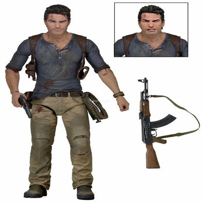 Action Figure Nathan Drake - Uncharted - NERD BEM TRAJADO