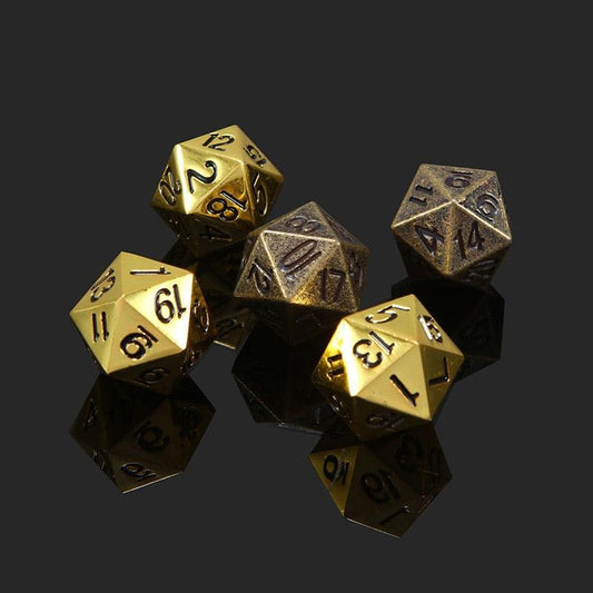 Dado para RPG D20 de Metal - NERD BEM TRAJADO