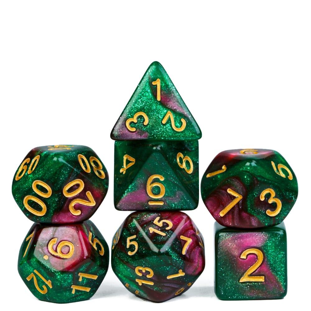 Kit de Dados RPG de Resina - NERD BEM TRAJADO