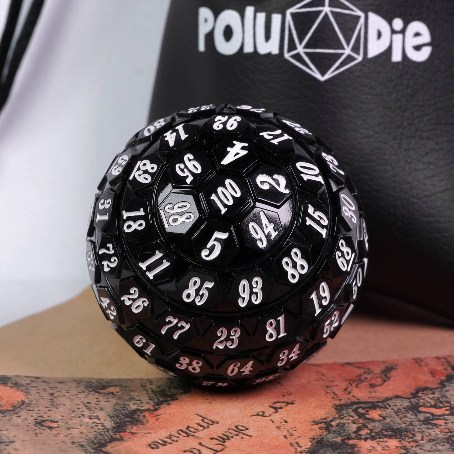 Poludie 1pcs D100 DND Dice 100 Side Polyhedral Dice for Role Playing Tabletop Board Game Pathfinder Bar Club RPG Dice Gift D&amp;D - NERD BEM TRAJADO