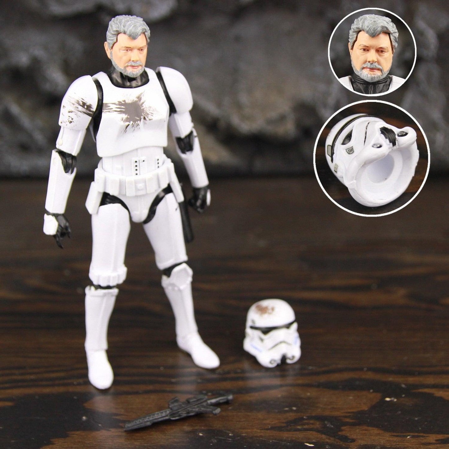 Action Figure George Lucas - Star Wars - NERD BEM TRAJADO