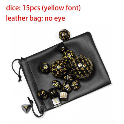 Kit de Dados RPG de Acrilico com Bag- Tema Dragão - NERD BEM TRAJADO