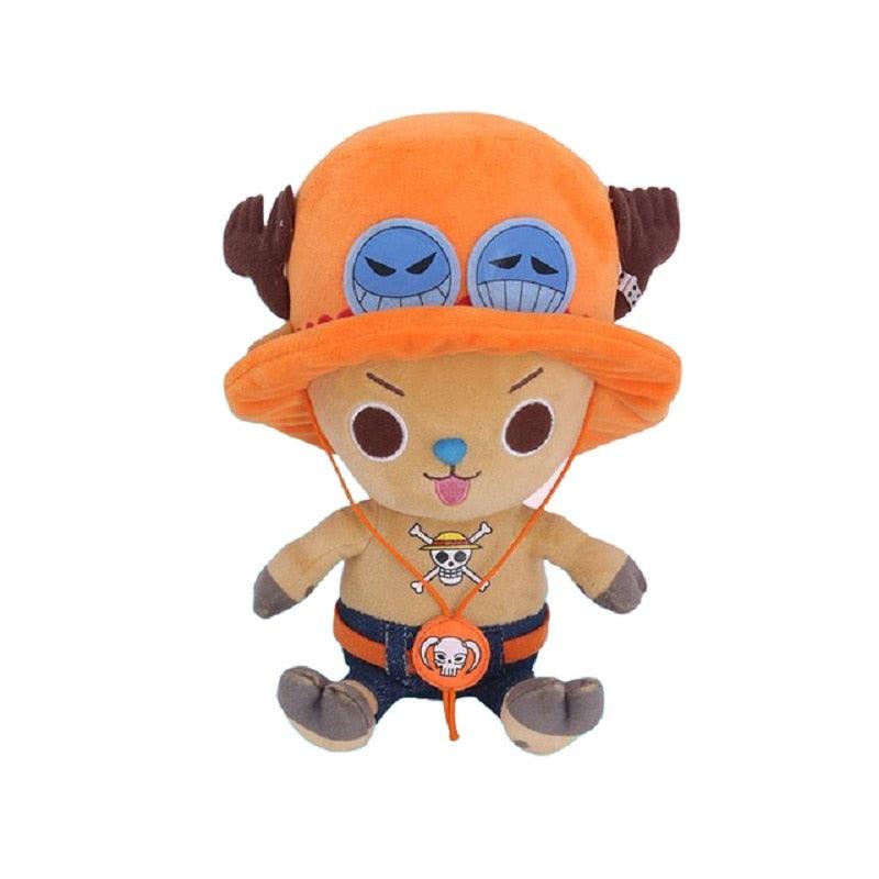 New 25CM One Piece Anime Figures Cosplay Plush Toys Zoro Luffy Chopper Ace Law Cute Doll Cartoon Stuffed Pendants Kids Xmas Gift - NERD BEM TRAJADO