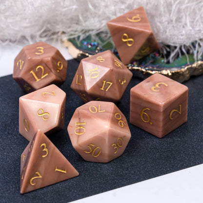 Kit de Dados RPG de Pedra - Modelo 13 - NERD BEM TRAJADO