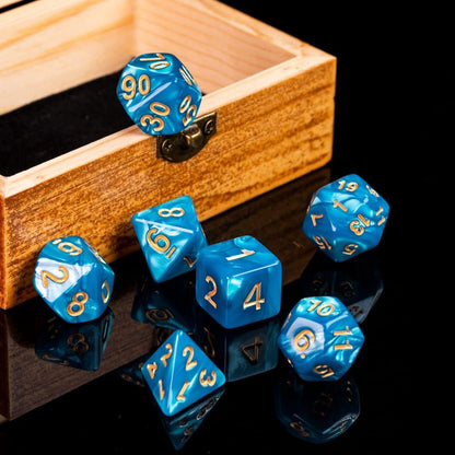 Kit de Dados RPG de Resina - NERD BEM TRAJADO