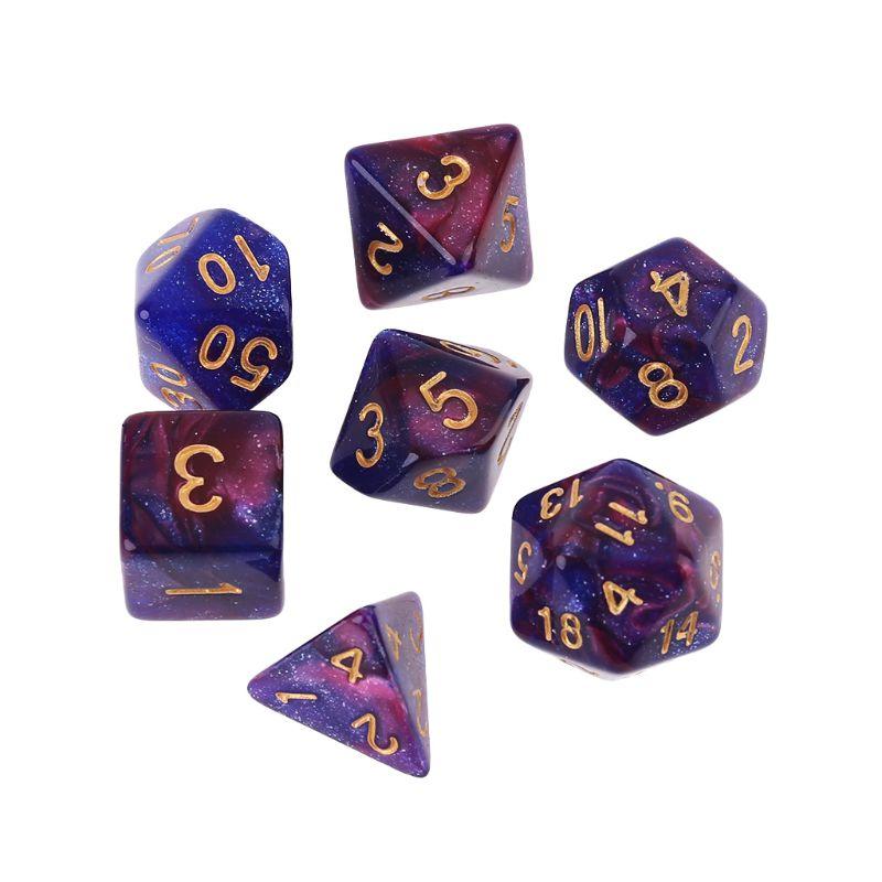 Kit de Dados RPG de Resina - NERD BEM TRAJADO