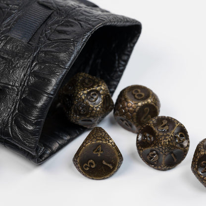 Kit de Dados RPG de Metal - Modelo 01 - NERD BEM TRAJADO