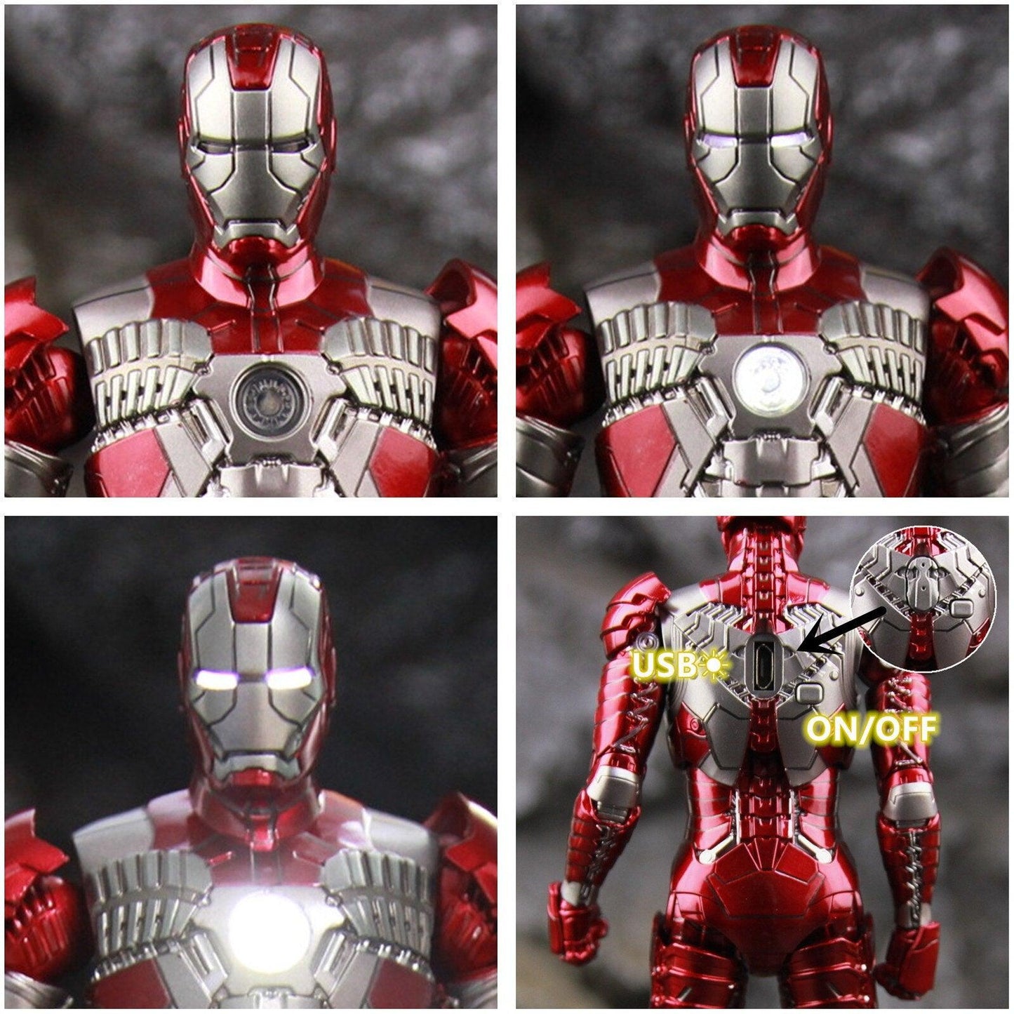 Action Figure Homem de Ferro - Marvel - NERD BEM TRAJADO