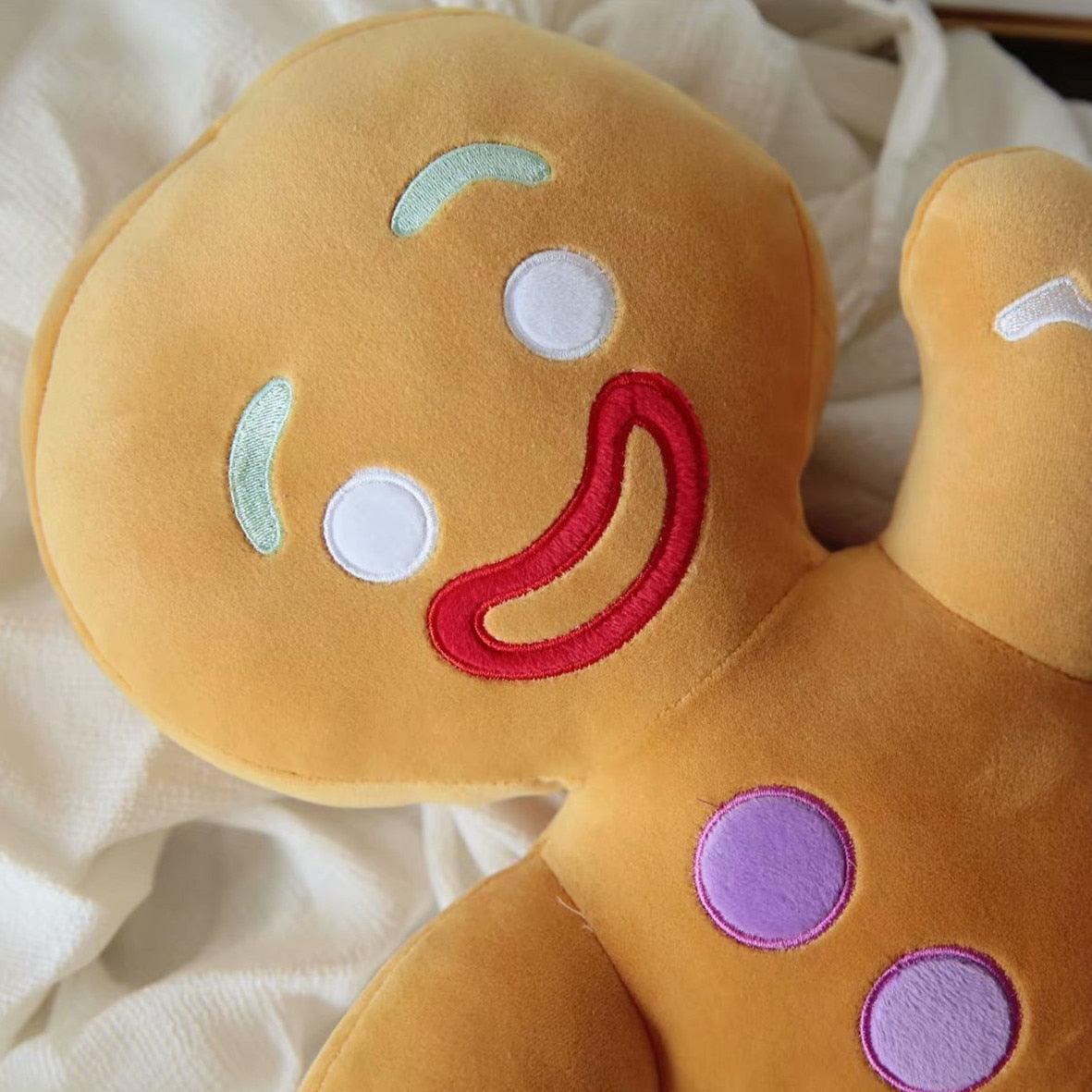 30-60cm Cartoon Cute Gingerbread Man Plush Toys &amp; Pendant Stuffed Baby Appease Doll Biscuits Man Pillow Reindeer for Kids Gift - NERD BEM TRAJADO