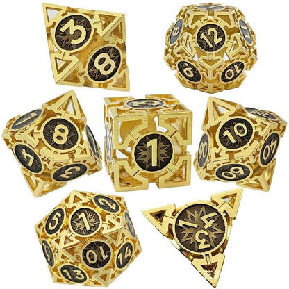 Kit de Dados RPG de Metal - Tema Star - NERD BEM TRAJADO