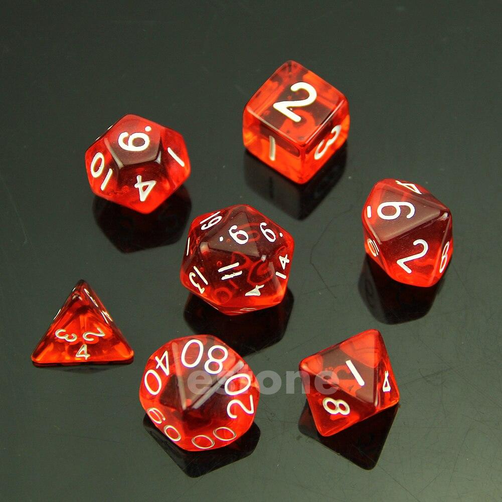 Kit de Dados RPG de Resina - NERD BEM TRAJADO